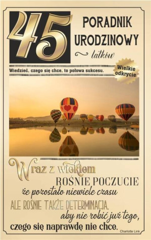 Kartka okolicznościowa: Urodziny 45