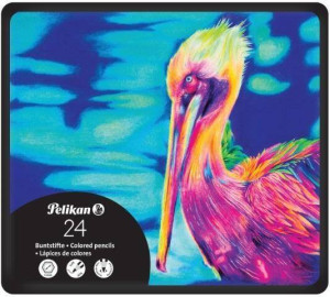Kredki premium 24szt w metalowym etui