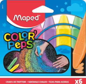 Kreda chodnikowa Colorpeps 6 kolorów