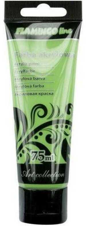 Farba akrylowa. Jasnozielona