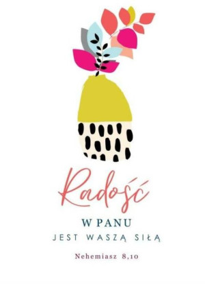A Kartka składana - Radość w Panu ST