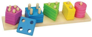 Pastelowy sorter kształtów