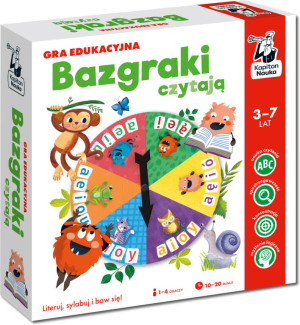 Bazgraki czytają. Gra edukacyjna. Kapitan Nauka