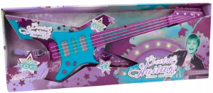 Gitara basowa różowa