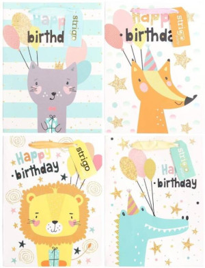 Torba prezentowa Party 18x23x10cm mix STRIGO