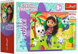 Puzzle 20 miniMaxi. Kolorowy dzień Gabby 3. 21158