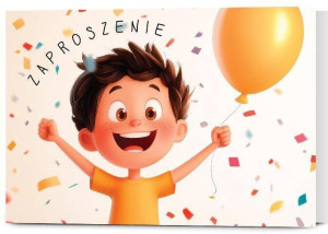 Zaproszenie Urodziny (10szt)