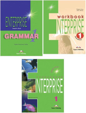 Pakiet: Enterprise 1. Beginner. Student's Book. Grammar / Workbook / Coursebook