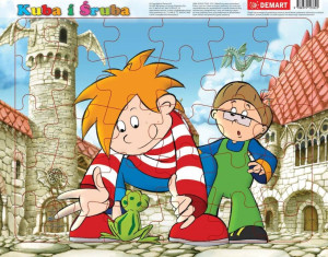 Puzzle ramkowe. Kuba i śruba