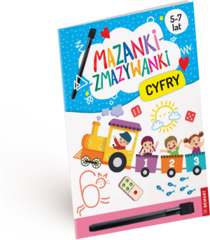 Mazanki-zmazywanki. Kolorowe cyfry. Ćwiczenia