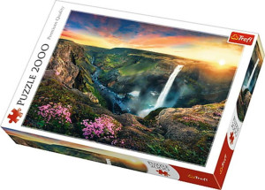 Puzzle 2000. Wodospad Haifoss Islandia. 27091