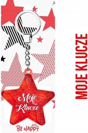 Brelok Gwiazdka Moje Klucze