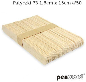 Patyczki P3 1,8cmx15cm, 50 sztuk