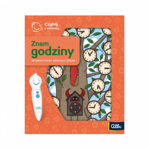 Czytaj z Albikiem. Znam godziny. Interaktywny zegar