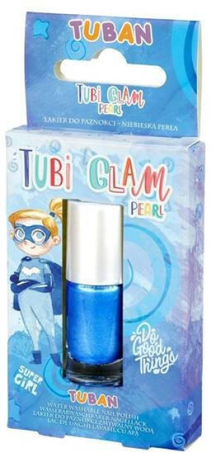 Lakier do paznokci Tubi Glam. Niebieski perłowy