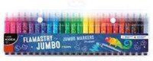 Flamastry Jumbo 24 kolory. KIDEA