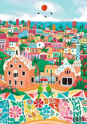 Trefl. Puzzle 1000. Barcelona, Hiszpania