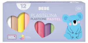 Plastelina. B&B Pastel. 12 kolorów