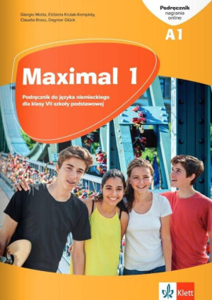 Maximal 1. Podręcznik + nagrania online.do języka niemieckiego dla klasy 7 szkoły podstawowej. Poziom A1