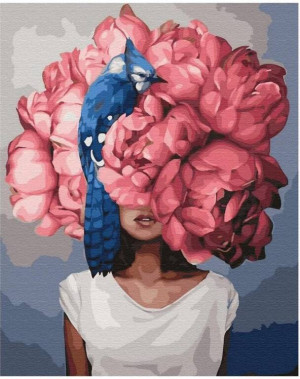 Malowanie po numerach Piwonie. Amy Judd