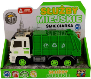 Pojazd Miejskie służby śmieciarka