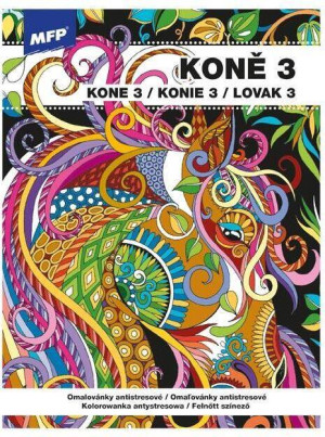 Kolorowanka antystresowa Konie 3