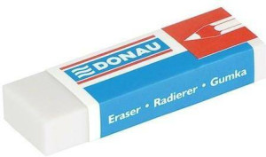 Gumka uniwersalna biała Donau. 3 sztuki