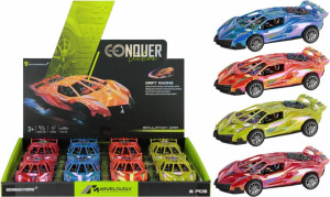 AUTO WYSCIG DRIFT P/B 16CM MIX4 MC DISP 8/160