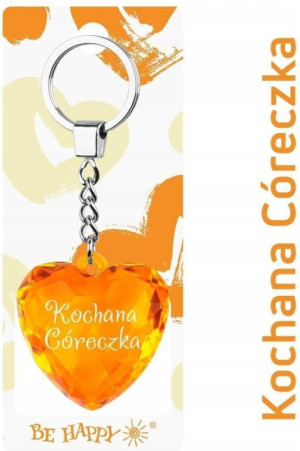 Brelok Serce Kochana Córeczka