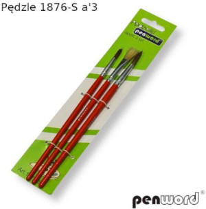 Pędzle, 3 sztuki