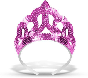 Ozdoba karnawałowa Tiara w cekiny