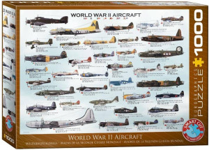 Puzzle 1000 World War II Aircraft 6000-0075