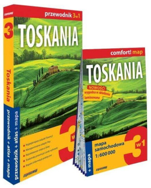 Toskania. Przewodnik 3w1