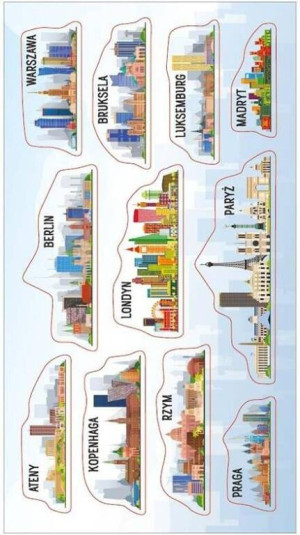 Naklejki Panoramy miast Europy