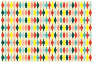 Obrus papierowy Romby 180x120cm