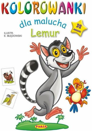 Lemur. Kolorowanki dla malucha