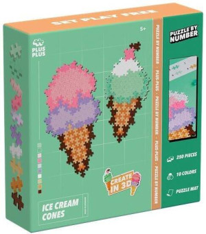 Klocki Plus-Plus puzzle by number lody 250el