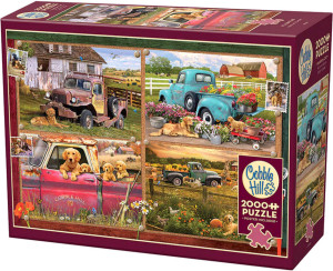 Puzzle 2000 Pieskie życie G3