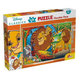 Król Lew. Puzzle dwustronne Plus 24