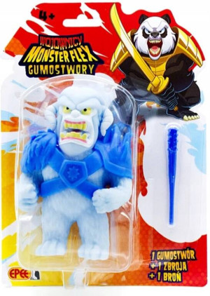 Figurka Gumostwory Wojownicy Yeti z maczugą