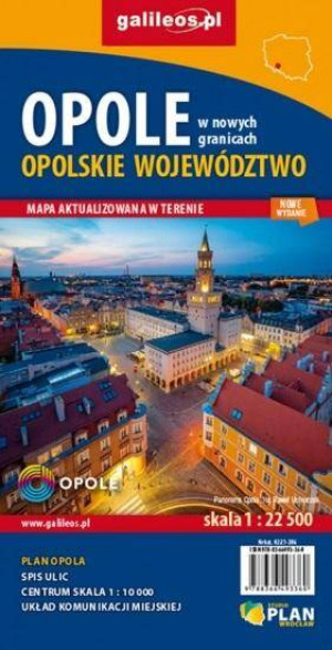 Opole. Województwo opolskie. Mapa 1: 22 500
