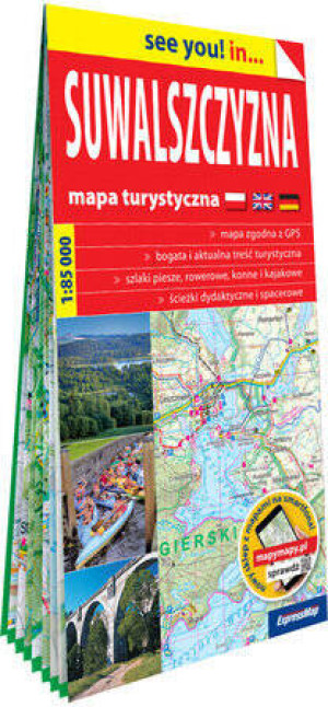 Suwalszczyzna. Mapa turystyczna 1:85 000
