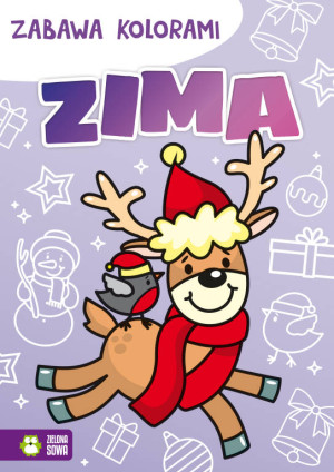 Zima. Zabawa kolorami