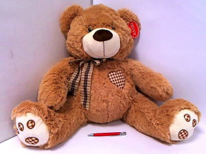 Miś Bobby 43/65cm miodowy 13763