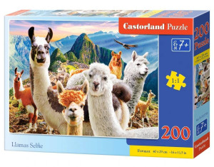 Castor. Puzzle 200, Llamas Selfie