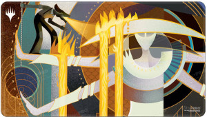 Ultra Pro: Magic The Gathering - March of the Machine - White Stitch Playmat - Version 2