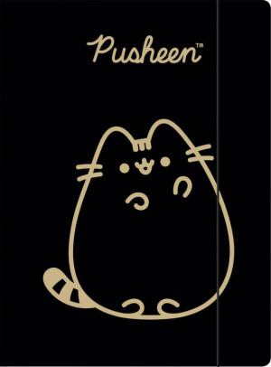 Teczka A4 z gumką Pusheen Gold