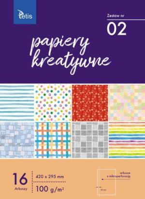 Papier kreatywny. Zestaw nr 02