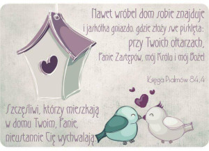 Magnes z tekstem biblijnym