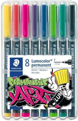 Foliopis Lumocolor ART F wodoodporny 8 kolorów